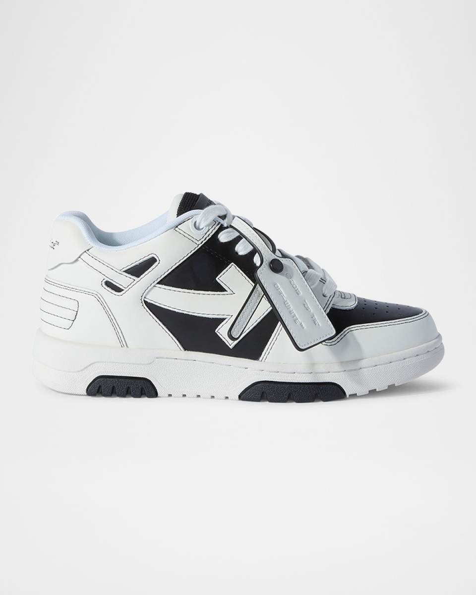 Out Of Office Bicolor Leather Sneakers